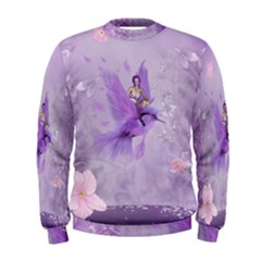 Fairy With Fantasy Bird Men s Sweatshirt by FantasyWorld7