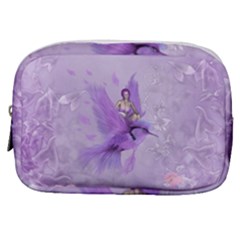 Fairy With Fantasy Bird Make Up Pouch (small) by FantasyWorld7