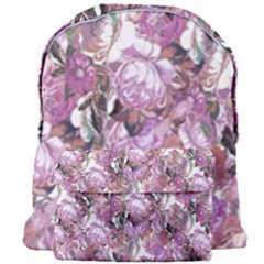 Romantic Pink Flowers Giant Full Print Backpack by retrotoomoderndesigns