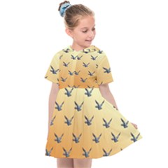 Blue Bird - Sunset Colourglide - By Larenard Kids  Sailor Dress by LaRenard