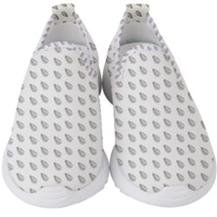 Leaves Plot Background Kids  Slip On Sneakers by Mariart