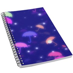 Umbrella Bokeh Background Scrapbook 5 5  X 8 5  Notebook