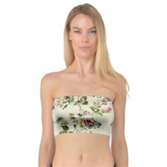 Vintage Roses Bandeau Top by retrotoomoderndesigns