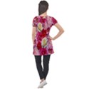 Bed Of Roses Puff Sleeve Tunic Top View2
