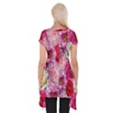 Bed Of Roses Short Sleeve Side Drop Tunic View2