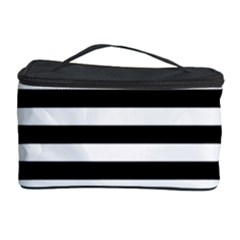 Black Stripes Cosmetic Storage