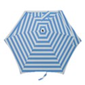 Blue Stripes Mini Folding Umbrellas View1