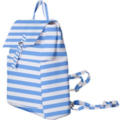 Blue Stripes Buckle Everyday Backpack by snowwhitegirl