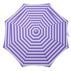 Lilac Purple Stripes Straight Umbrellas by snowwhitegirl