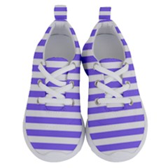 Lilac Purple Stripes Running Shoes by snowwhitegirl