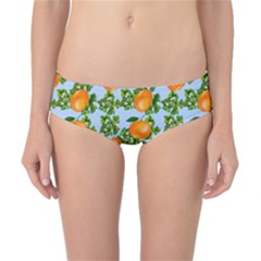 Citrus Tropical Orange Blue Classic Bikini Bottoms