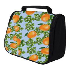 Citrus Tropical Orange Blue Full Print Travel Pouch (small) by snowwhitegirl
