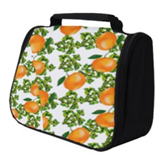 Citrus Tropical Orange White Full Print Travel Pouch (small) by snowwhitegirl