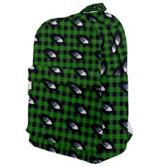 Eyes Green Plaid Classic Backpack by snowwhitegirl