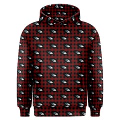 Eyes Red Plaid Men s Overhead Hoodie by snowwhitegirl