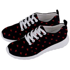 Candy Apple Black Pattern Men s Lightweight Sports Shoes by snowwhitegirl