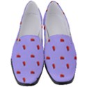 Candy Apple Lilac Pattern Women s Classic Loafer Heels View1