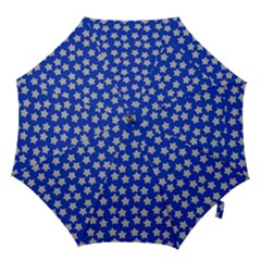 Silver Stars Royal Blue Hook Handle Umbrellas (medium)