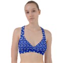 Silver Stars Royal Blue Sweetheart Sports Bra View1