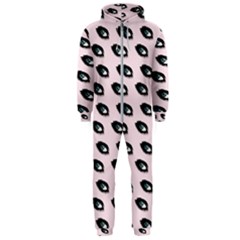 Eyes Pink Hooded Jumpsuit (men)  by snowwhitegirl