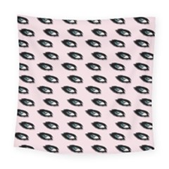 Eyes Pink Square Tapestry (large)