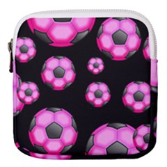 Wallpaper Ball Pattern Pink Mini Square Pouch by Alisyart