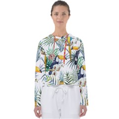 Tropical birds Women s Slouchy Sweat