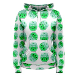 Kawaii Lime Jam Jar Pattern Women s Pullover Hoodie by snowwhitegirl