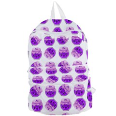 Kawaii Grape Jam Jar Pattern Foldable Lightweight Backpack by snowwhitegirl