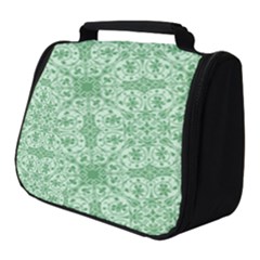 Ornamental Green Full Print Travel Pouch (Small)