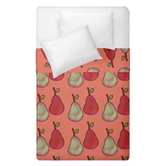 Pears Red Duvet Cover Double Side (single Size)