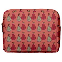 Pears Red Make Up Pouch (large) by snowwhitegirl