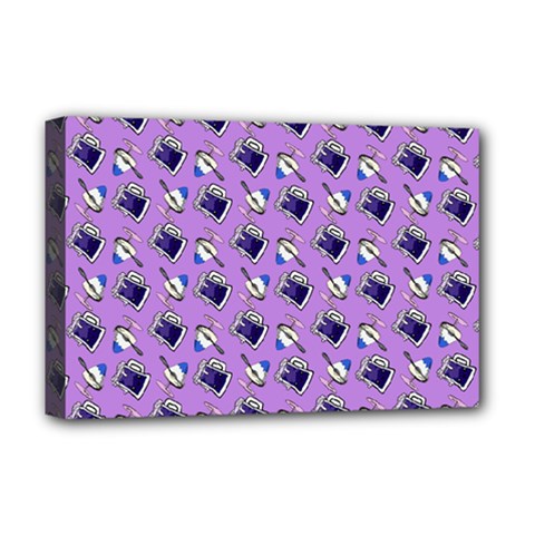 Kawaii Grape Rootbeer Deluxe Canvas 18  X 12  (stretched) by snowwhitegirl