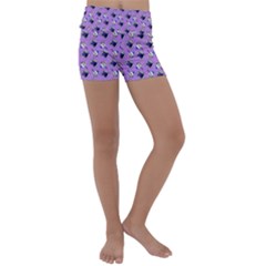 Kawaii Grape Rootbeer Kids  Lightweight Velour Yoga Shorts by snowwhitegirl