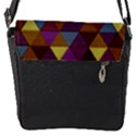 Fall Geometric Pattern Flap Closure Messenger Bag (S) View1