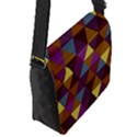 Fall Geometric Pattern Flap Closure Messenger Bag (S) View2