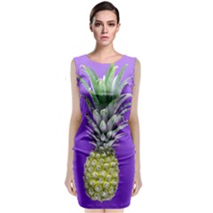 Pineapple Purple Classic Sleeveless Midi Dress by snowwhitegirl