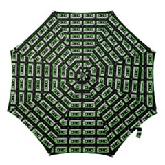 Green Cassette Hook Handle Umbrellas (Medium)