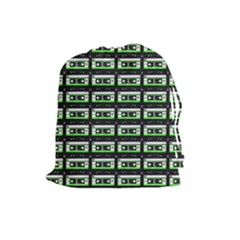 Green Cassette Drawstring Pouch (Large)