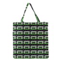 Green Cassette Grocery Tote Bag View1