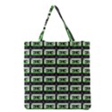 Green Cassette Grocery Tote Bag View2