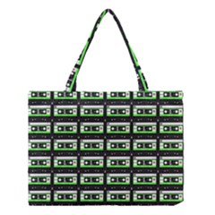 Green Cassette Medium Tote Bag