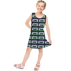 Green Cassette Kids  Tunic Dress
