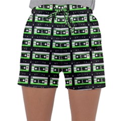 Green Cassette Sleepwear Shorts