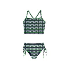Green Cassette Girls  Tankini Swimsuit
