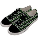 Green Cassette Men s Low Top Canvas Sneakers View2