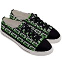 Green Cassette Men s Low Top Canvas Sneakers View3