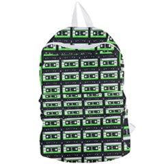 Green Cassette Foldable Lightweight Backpack