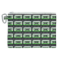 Green Cassette Canvas Cosmetic Bag (XL)