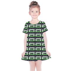 Green Cassette Kids  Simple Cotton Dress